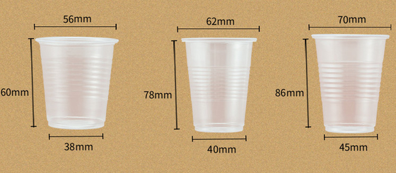 一回使用可透明 厚いプラスチックカップ インジェクション鋳造機 完全自動